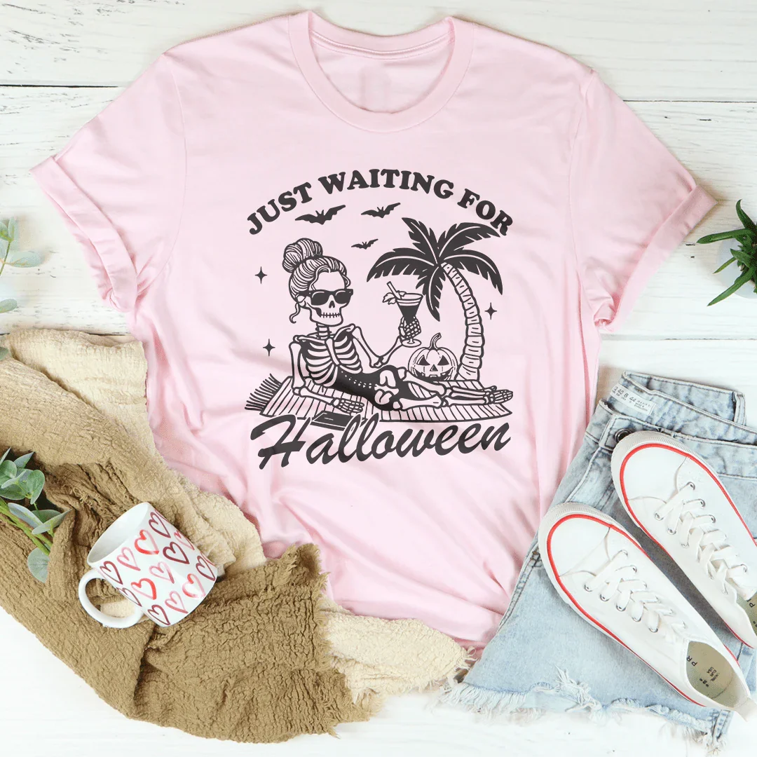 Just Waiting For Helloween Tee Peachy Sunday