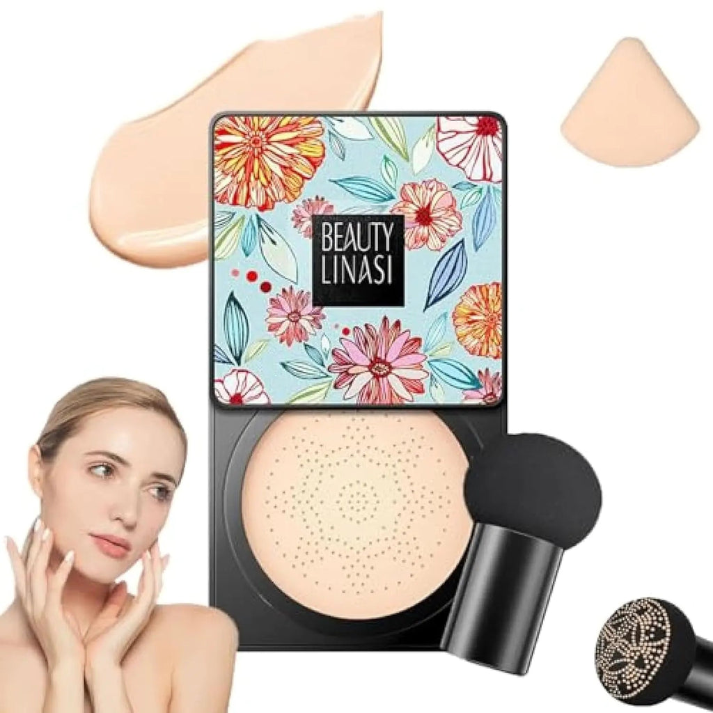 Beauty Cream Beauty Linasi Clear Cover Beauty Cream Air Cushion Cc Cream Moisturizing Concealer Makeup Long Lasting (A-Lvory) Lootquake LLC