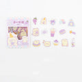 Cute Cartoon Animal & Fruit PVC Sticker Pack (45 pcs) Pi-Mart