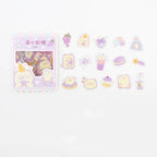 Cute Cartoon Animal & Fruit PVC Sticker Pack (45 pcs) Pi-Mart