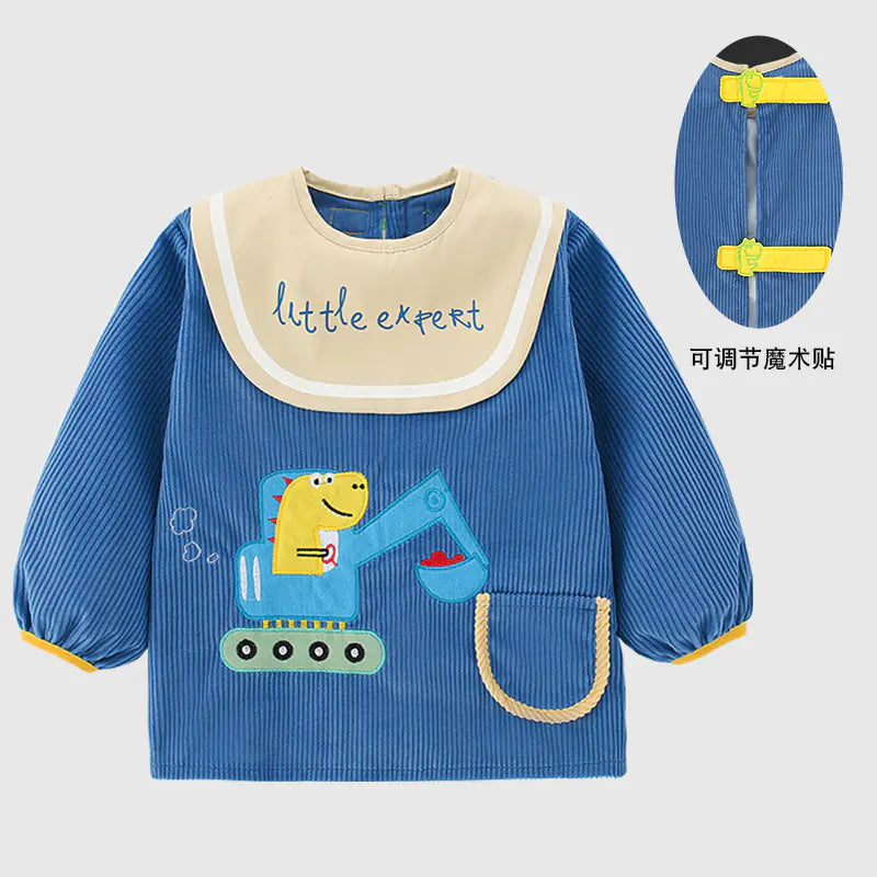 Waterproof Bib for Boys - Stylish Reversible Design Pi-Mart