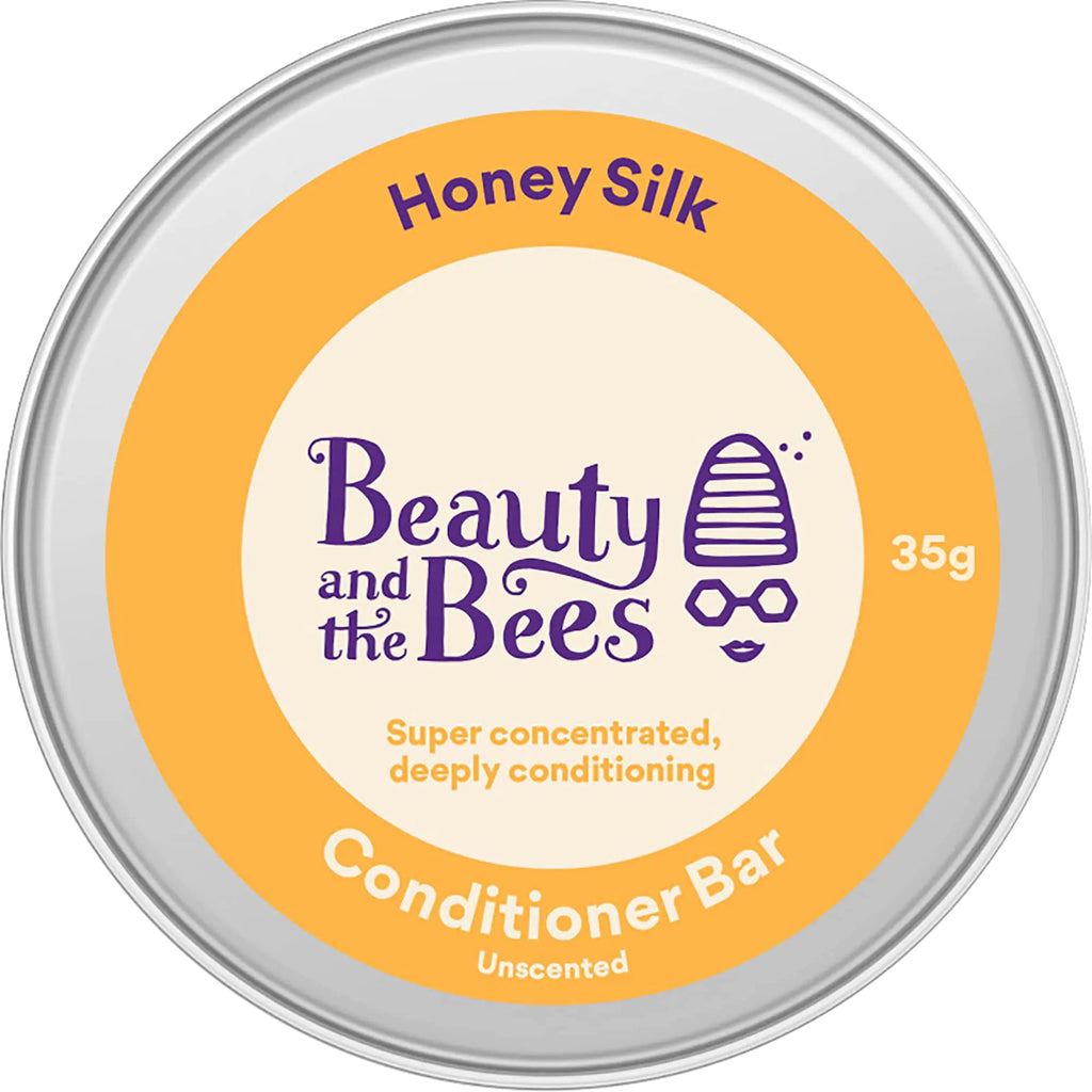 Beauty and the Bees Honey Silk Natural Conditioner Bar for Shiny Healthy Hair | Untangles and Softens Hair | Eco Friendly Hair Care Lootquake LLC