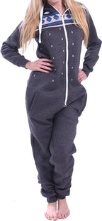 Juicy Trendz Adult Onesie for Women Unisex Fleece hooded Cute Onesies Adult Non Footed Ladies PJs Novelty One Piece Pajamas Lootquake LLC