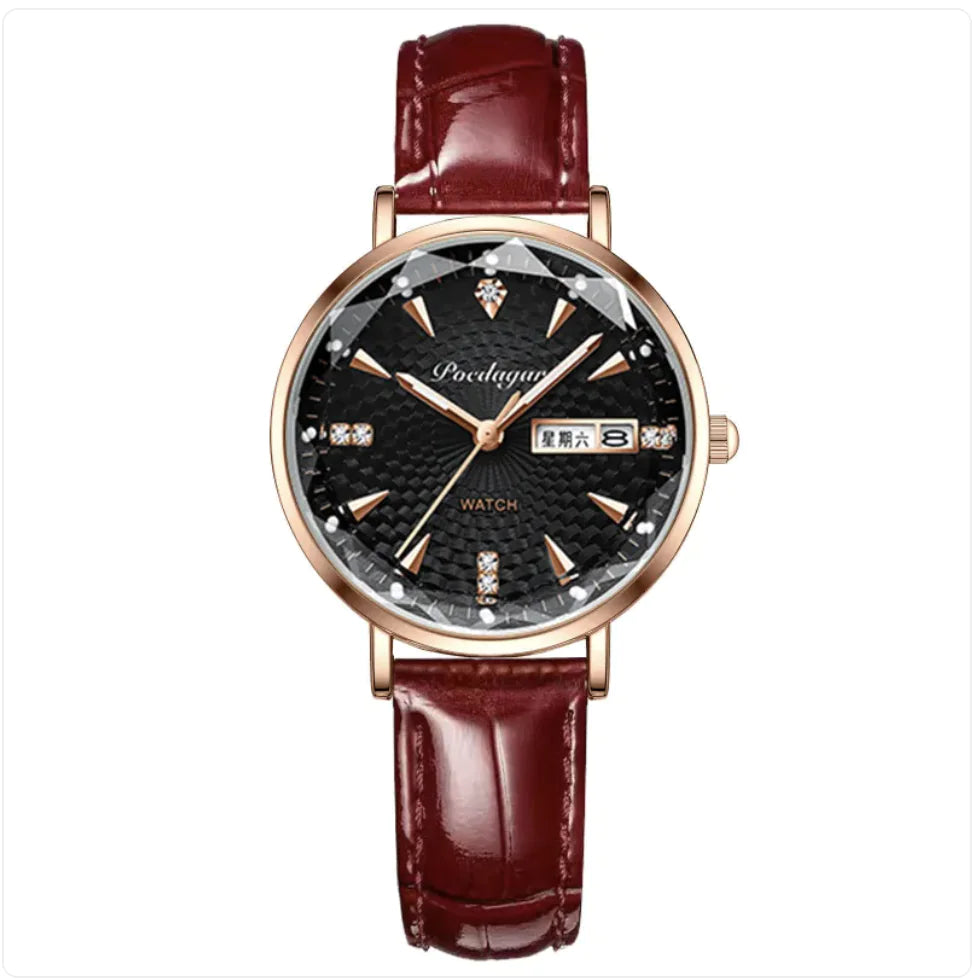 Women’s Double Calendar Quartz Watch Pi-Mart