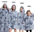 Lazy Blanket Hoodie Family Party Gift Pi-Mart