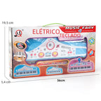 37-Key Electronic Piano Toy with Microphone for Kids Pi-Mart