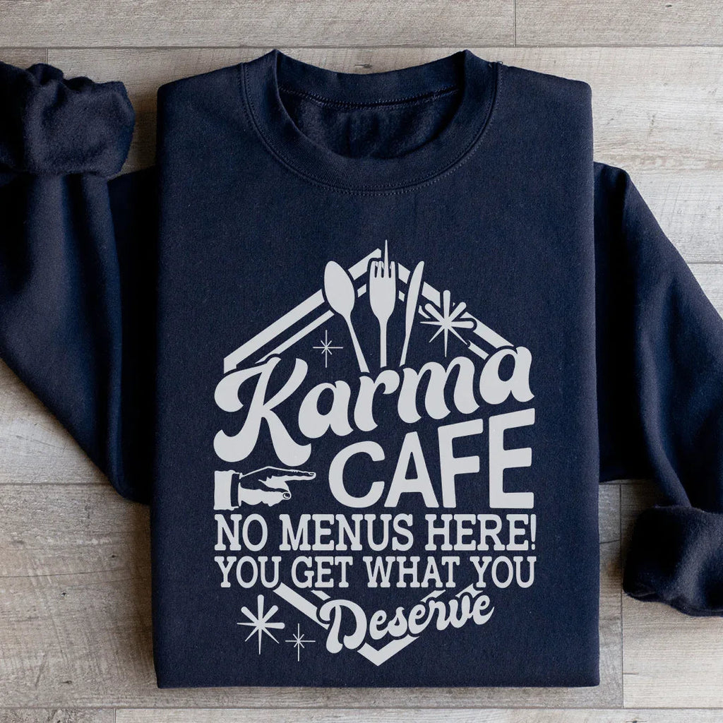 Karma Cafe Sweatshirt Peachy Sunday