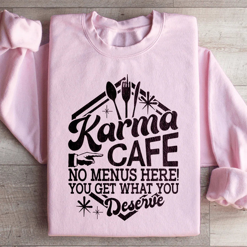 Karma Cafe Sweatshirt Peachy Sunday