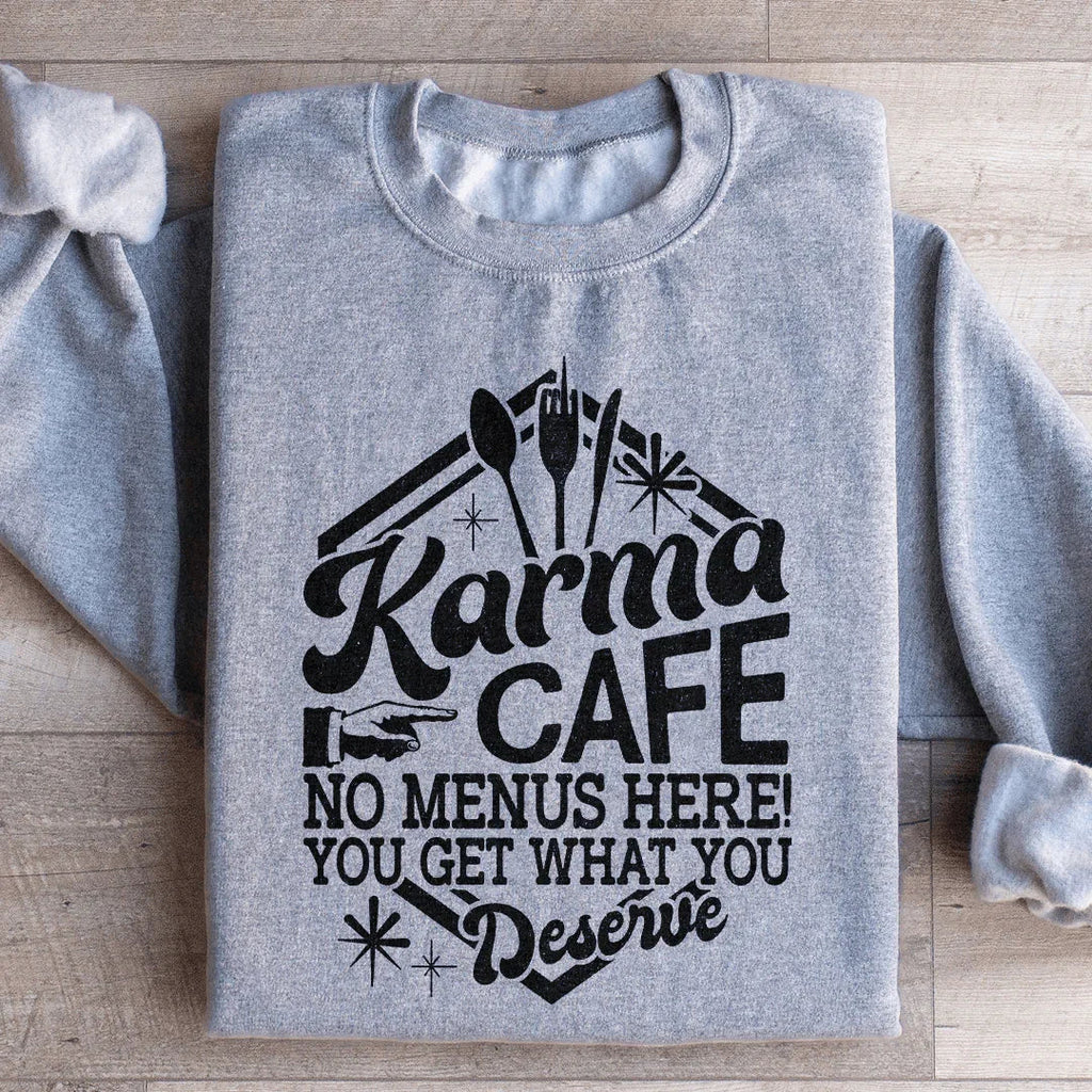 Karma Cafe Sweatshirt Peachy Sunday
