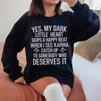 Karma Sweatshirt Peachy Sunday