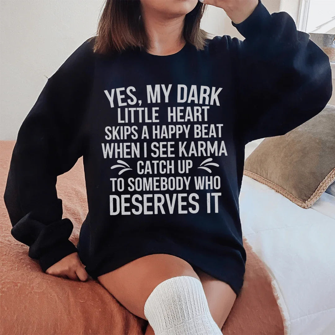 Karma Sweatshirt Peachy Sunday