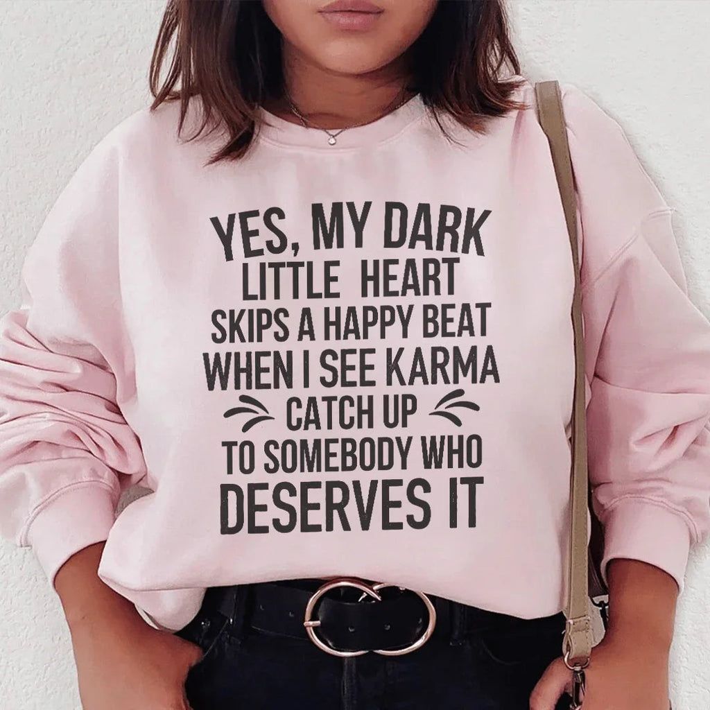 Karma Sweatshirt Peachy Sunday