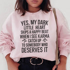 Karma Sweatshirt Peachy Sunday