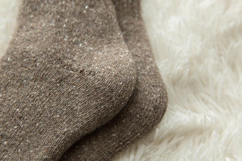 Kawaii Cute Socks Thicker Solid Socks Merino Wool Rabbit Socks Against Cold Snow Winter Warm Funny Happy Unisex Thick Warm Socks For Men And Women Stevvex