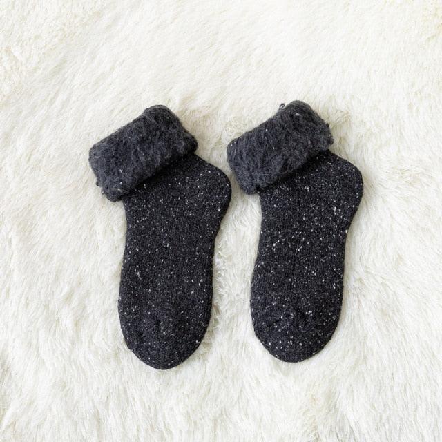 Kawaii Cute Socks Thicker Solid Socks Merino Wool Rabbit Socks Against Cold Snow Winter Warm Funny Happy Unisex Thick Warm Socks For Men And Women Stevvex