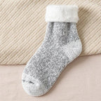 Kawaii Cute Socks Thicker Solid Socks Merino Wool Rabbit Socks Against Cold Snow Winter Warm Funny Happy Unisex Thick Warm Socks For Men And Women Stevvex