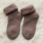 Kawaii Cute Socks Thicker Solid Socks Merino Wool Rabbit Socks Against Cold Snow Winter Warm Funny Happy Unisex Thick Warm Socks For Men And Women Stevvex
