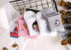 Kawaii Women Animals Cartoon Tube Socks Cute Egg Rabbit Panther Cotton Long Socks Female and Ladies Pink Milk White Short Ankle Socks For Women Stevvex