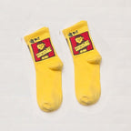 Kawaii Women Animals Cartoon Tube Socks Cute Egg Rabbit Panther Cotton Long Socks Female and Ladies Pink Milk White Short Ankle Socks For Women Stevvex