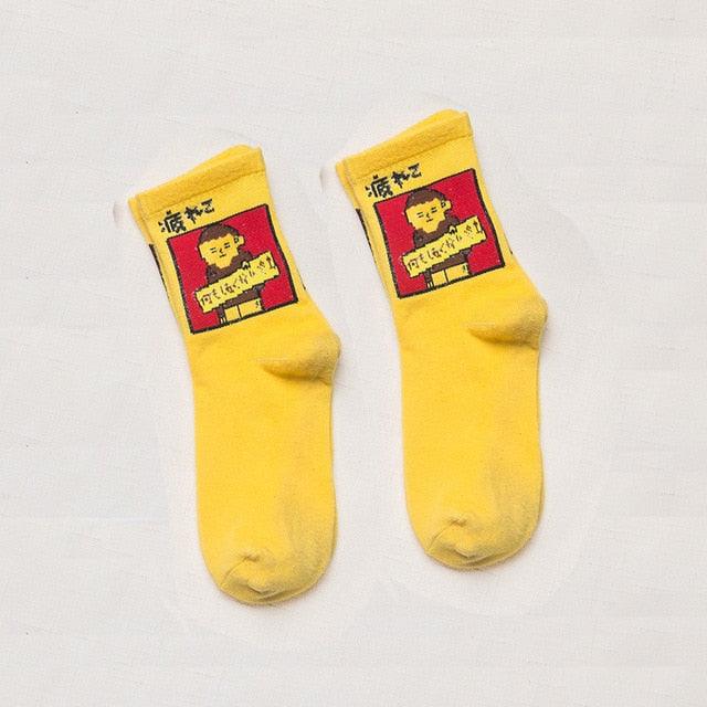 Kawaii Women Animals Cartoon Tube Socks Cute Egg Rabbit Panther Cotton Long Socks Female and Ladies Pink Milk White Short Ankle Socks For Women Stevvex