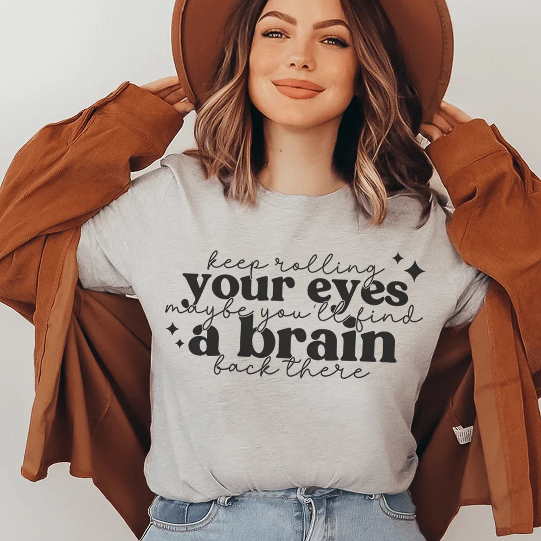 Keep Rolling Your Eyes Tee Peachy Sunday