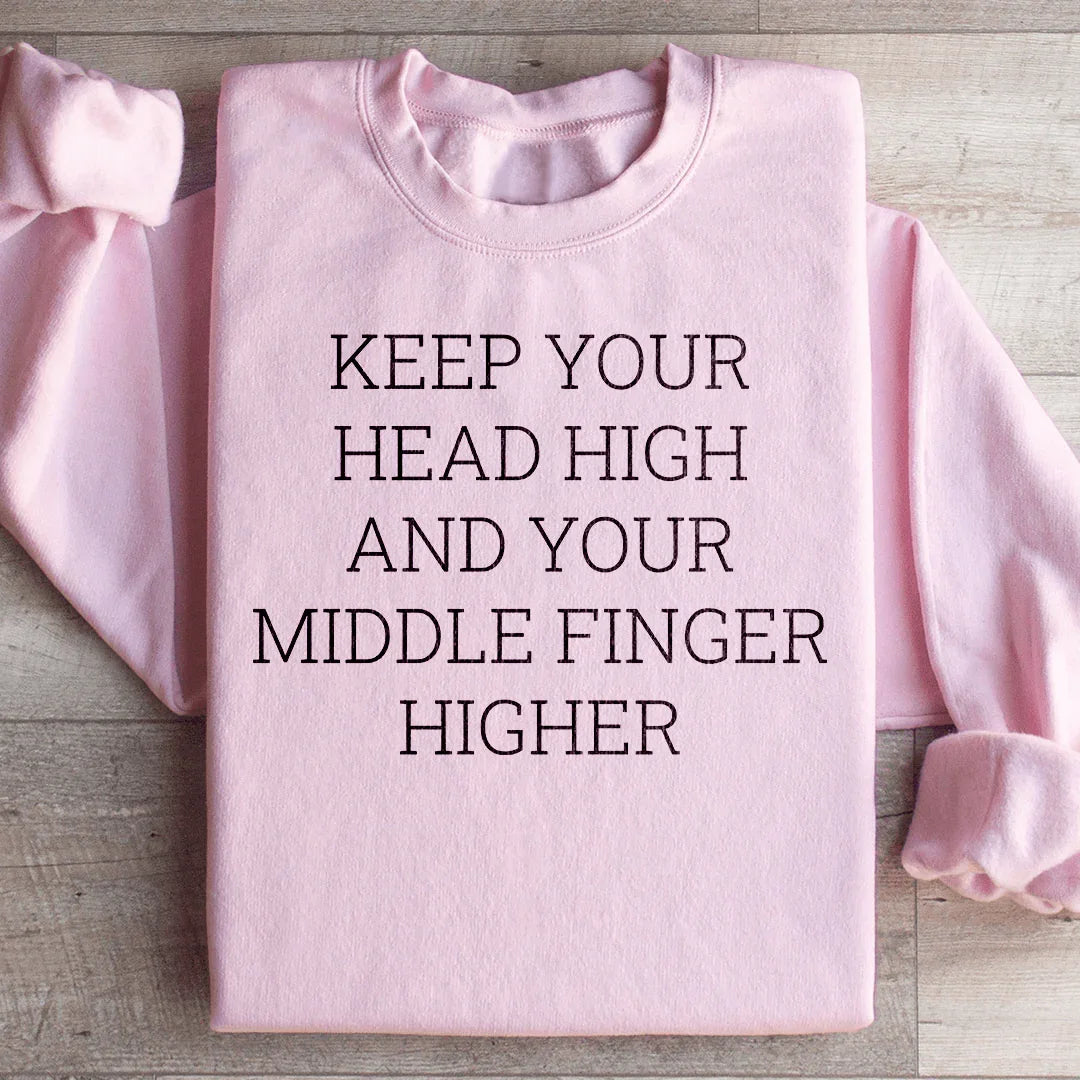 Keep Your Head High Sweatshirt Peachy Sunday