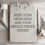 Keep Your Head High Sweatshirt Peachy Sunday