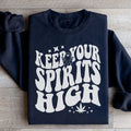 Keep Your Spirits Sweatshirt Peachy Sunday