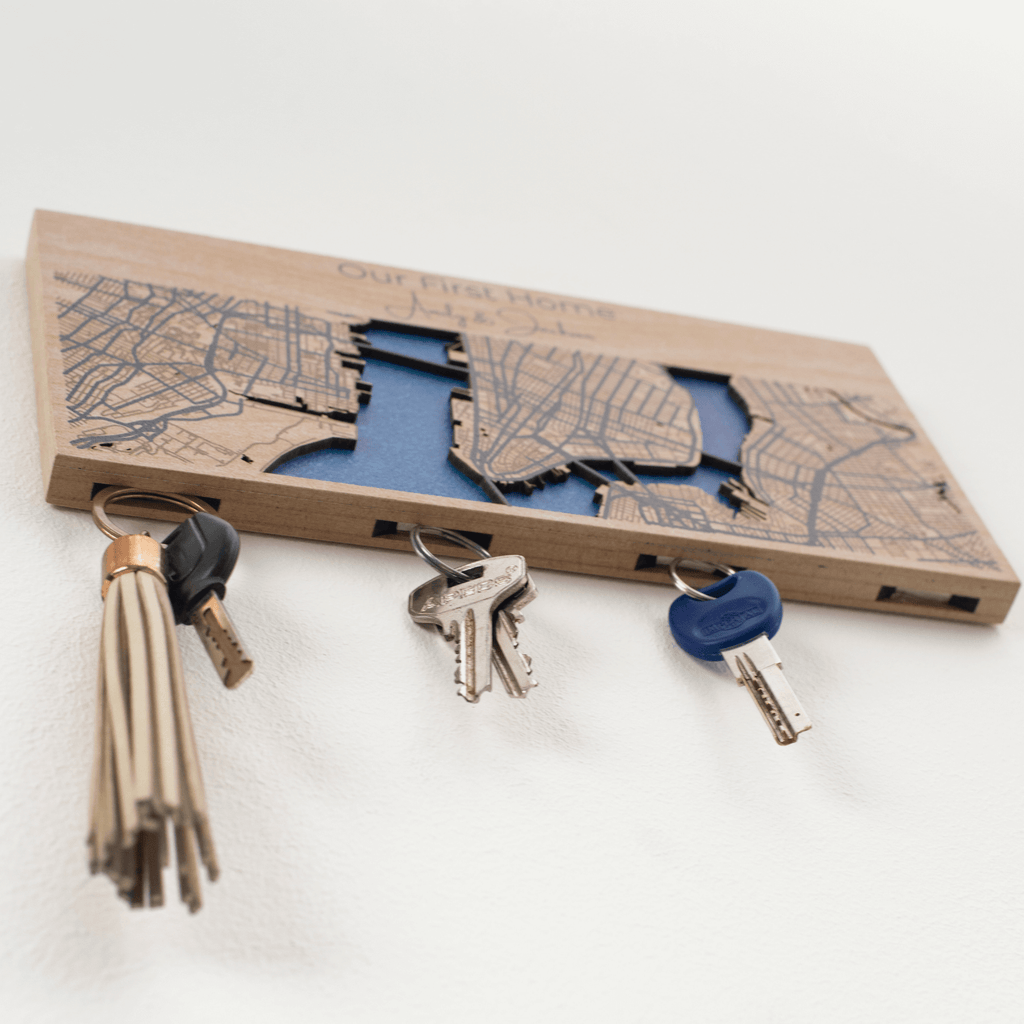 Wooden Key Holder Enjoy The Wood