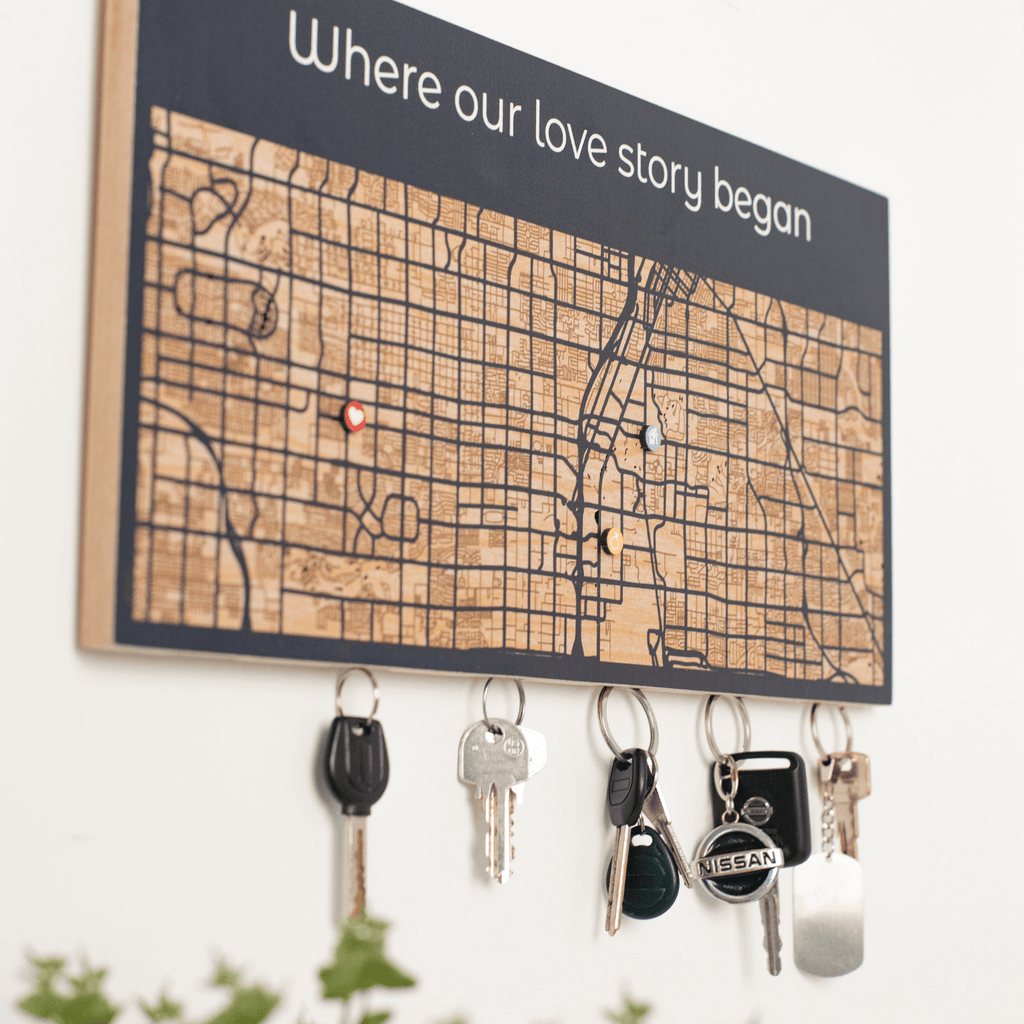 Wooden Key Holder Enjoy The Wood