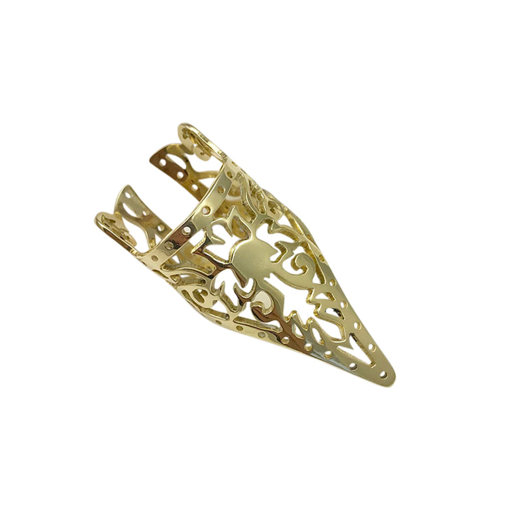 Khmer Temple Statement Ring Recycled Brass Bombshell Cambodian Artisan BandsCo Straps