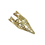 Khmer Temple Statement Ring Recycled Brass Bombshell Cambodian Artisan BandsCo Straps