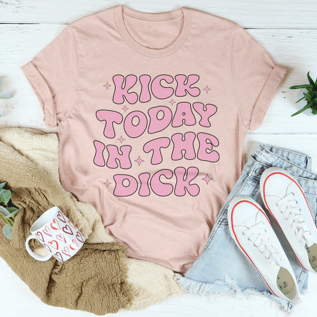 Kick Today In The D* Tee Peachy Sunday