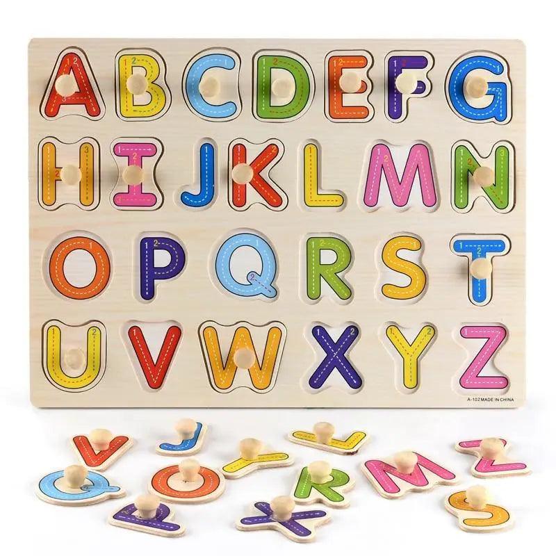 Kids 3D Puzzle Wooden Toys Colorful Geometry Shape Cognition Wood Puzzle Children Early Learning Educational Montessori Toys - SJB-DIAMOND ELITES