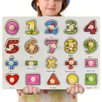 Kids 3D Puzzle Wooden Toys Colorful Geometry Shape Cognition Wood Puzzle Children Early Learning Educational Montessori Toys - SJB-DIAMOND ELITES
