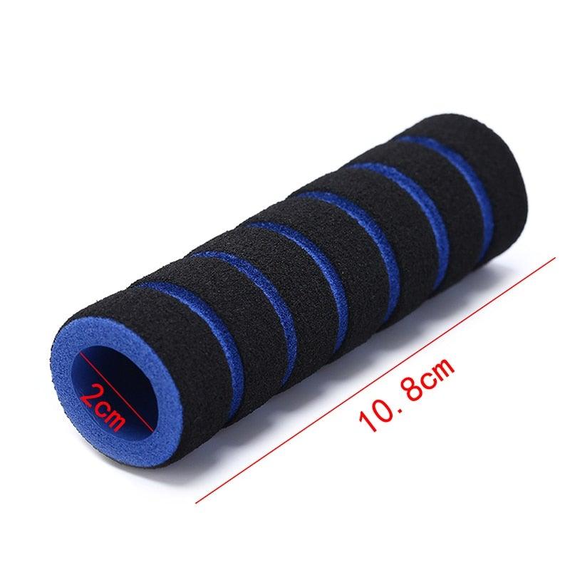 Kids Bike Bicycle Tricycle Scooter Rubber Grip Handle Handlebar Grips Anti-skid Colorful Grips Mountain Bike Grips Sponge Bike Soft Handle Grips Suitable For Road Bikes Mountain And Kids Bikes Stevvex