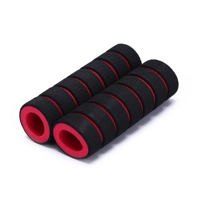 Kids Bike Bicycle Tricycle Scooter Rubber Grip Handle Handlebar Grips Anti-skid Colorful Grips Mountain Bike Grips Sponge Bike Soft Handle Grips Suitable For Road Bikes Mountain And Kids Bikes Stevvex