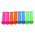Kids Bike Bicycle Tricycle Scooter Rubber Grip Handle Handlebar Grips Anti-skid Colorful Grips Mountain Bike Grips Sponge Bike Soft Handle Grips Suitable For Road Bikes Mountain And Kids Bikes Stevvex