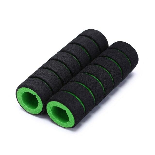 Kids Bike Bicycle Tricycle Scooter Rubber Grip Handle Handlebar Grips Anti-skid Colorful Grips Mountain Bike Grips Sponge Bike Soft Handle Grips Suitable For Road Bikes Mountain And Kids Bikes Stevvex