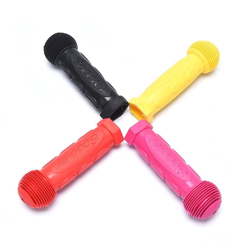 Kids Bike Bicycle Tricycle Scooter Rubber Grip Handle Handlebar Grips Anti-skid Colorful Grips Mountain Bike Grips Sponge Bike Soft Handle Grips Suitable For Road Bikes Mountain And Kids Bikes Stevvex