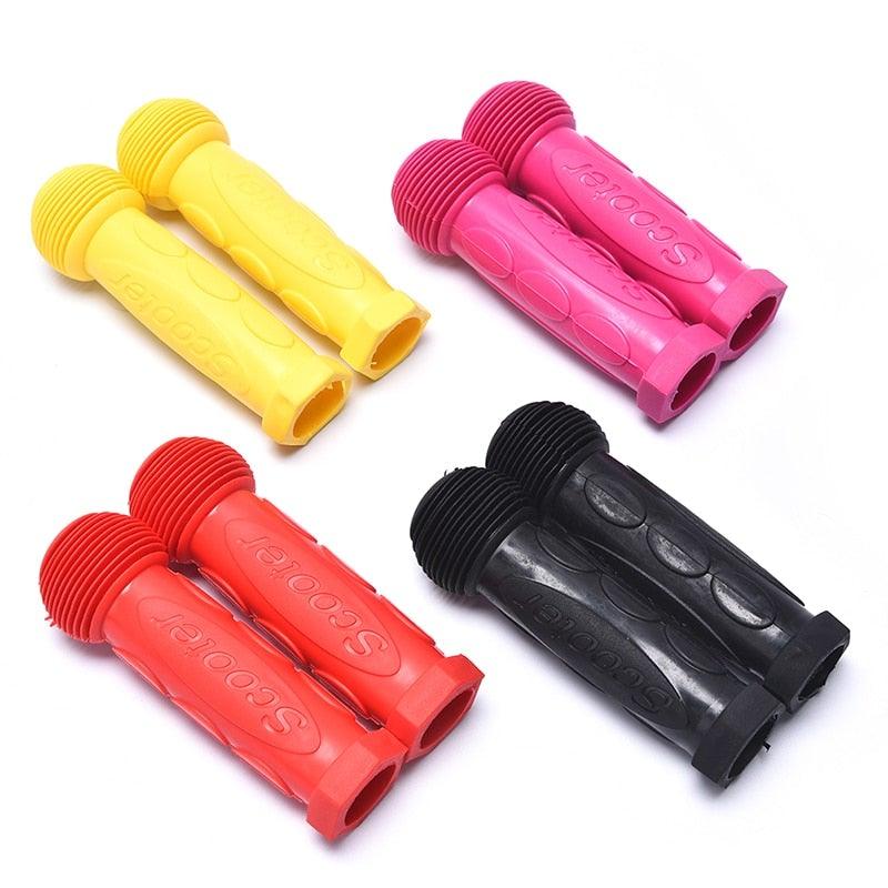 Kids Bike Bicycle Tricycle Scooter Rubber Grip Handle Handlebar Grips Anti-skid Colorful Grips Mountain Bike Grips Sponge Bike Soft Handle Grips Suitable For Road Bikes Mountain And Kids Bikes Stevvex