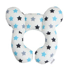 Kids Children Baby Pillow Soft Neck Support Infant Car Cushion U-Shape Cotton Infant Nursing Pillow Toddler Sleep Positioner  Air Mesh Organic Cotton Protection for Flat Head Baby Pillow for Newborn Breathable Adjustable Infants and Baby Neck Head Support