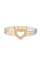 Kids Heart Charm Stainless Steel Bracelet Adjustable