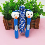 Kids Jump Rope With Wood Handle Children Skipping Ropes Gym Fitness Equipment Jump Ropes For Girls Boys Skipping Rope For Kids With Wooden Handle Cotton Braided Outdoor Fun Activity For Exercise Fitness Stevvex
