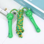 Kids Jump Ropes Skipping Rope With Wooden Handles Braided Tangle-Free Fitness Sports Skipping Ropes Wooden Handle Adjustable Cotton Skipping Rope Birthday Christmas Gift School Favor For Boys Girls Students Stevvex