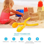 Kids Portable Colorful Outdoor Winter Snowball Maker Children Creative Fun Sports Winter Toy Lightweight Snow Balls Maker Stevvex