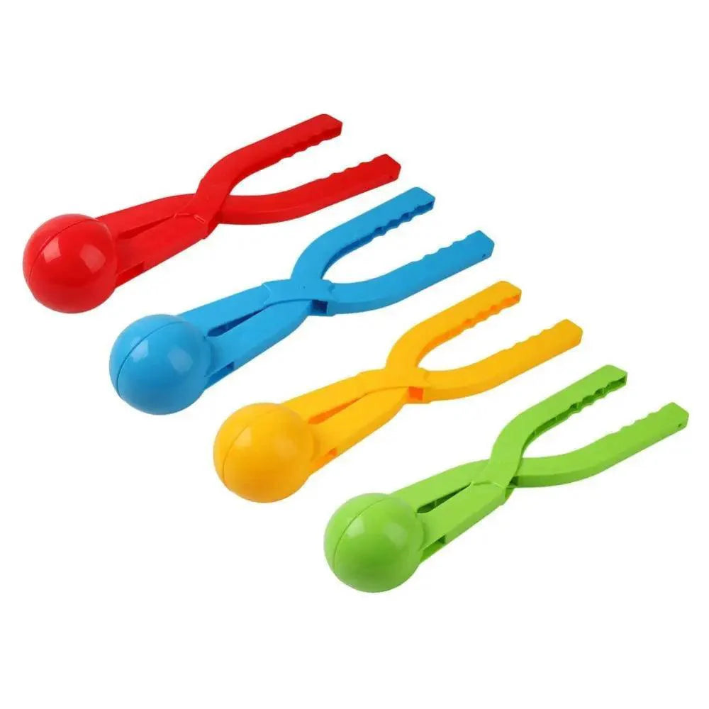 Kids Portable Colorful Outdoor Winter Snowball Maker Children Creative Fun Sports Winter Toy Lightweight Snow Balls Maker Stevvex