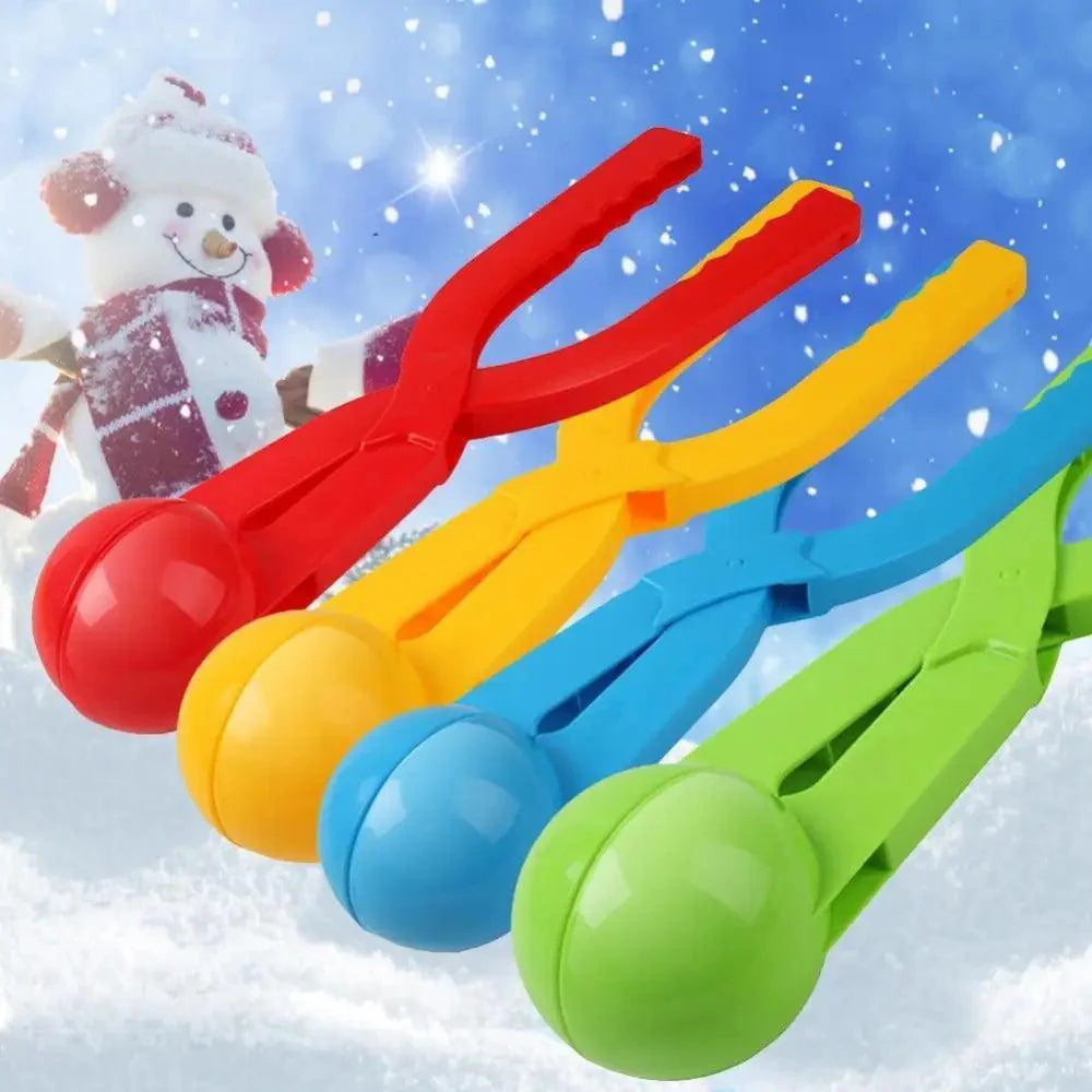 Kids Portable Colorful Outdoor Winter Snowball Maker Children Creative Fun Sports Winter Toy Lightweight Snow Balls Maker Stevvex