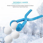 Kids Portable Colorful Outdoor Winter Snowball Maker Children Creative Fun Sports Winter Toy Lightweight Snow Balls Maker Stevvex