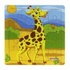 Kids Puzzle Toy Animals and Vehicle Wooden Puzzles Jigsaw Baby Educational Learning Toys for Children Gift - SJB-DIAMOND ELITES